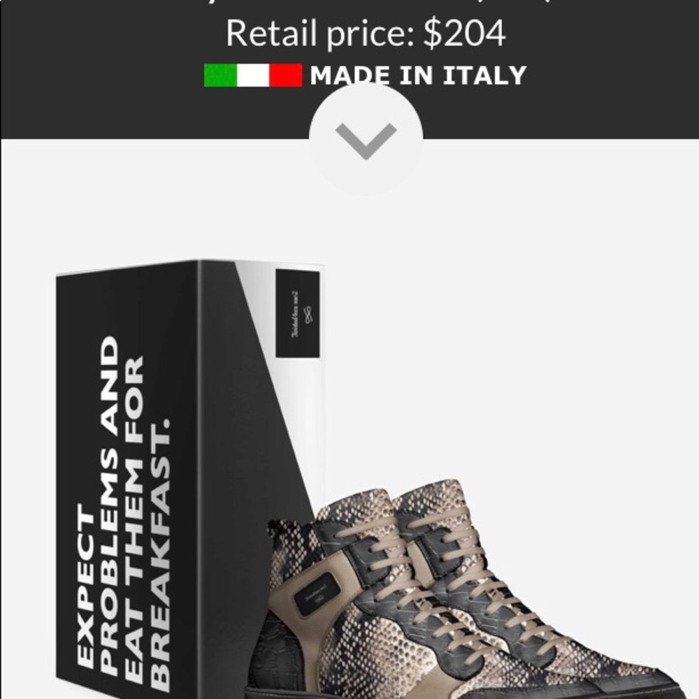 Unisex sneakers python print - Picture 7 of 7